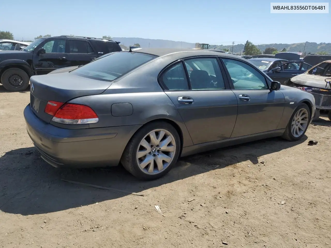 2006 BMW 750 I VIN: WBAHL83556DT06481 Lot: 56043745