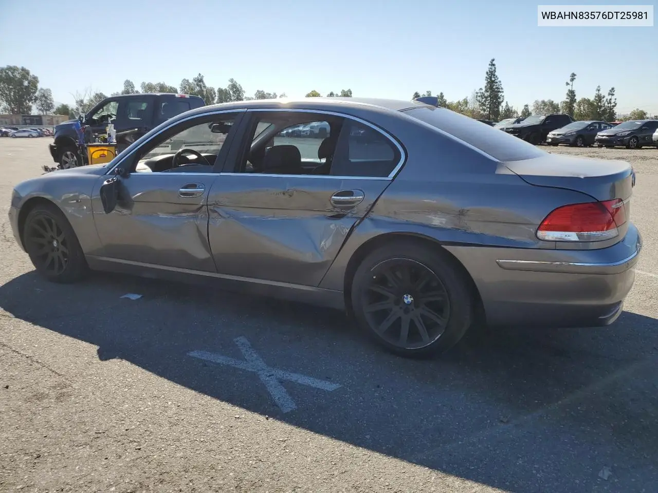 2006 BMW 750 Li VIN: WBAHN83576DT25981 Lot: 56534705
