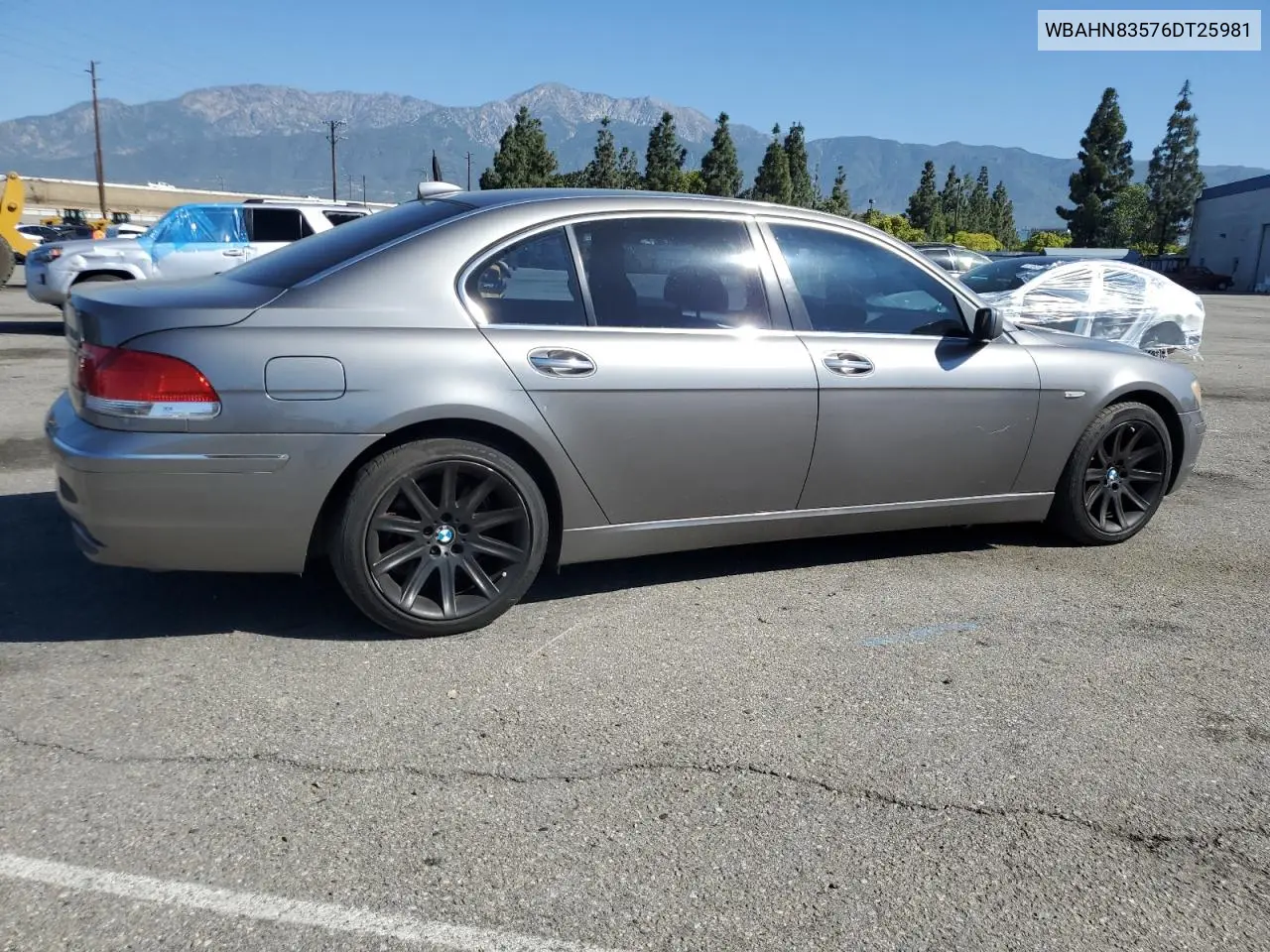 2006 BMW 750 Li VIN: WBAHN83576DT25981 Lot: 56534705