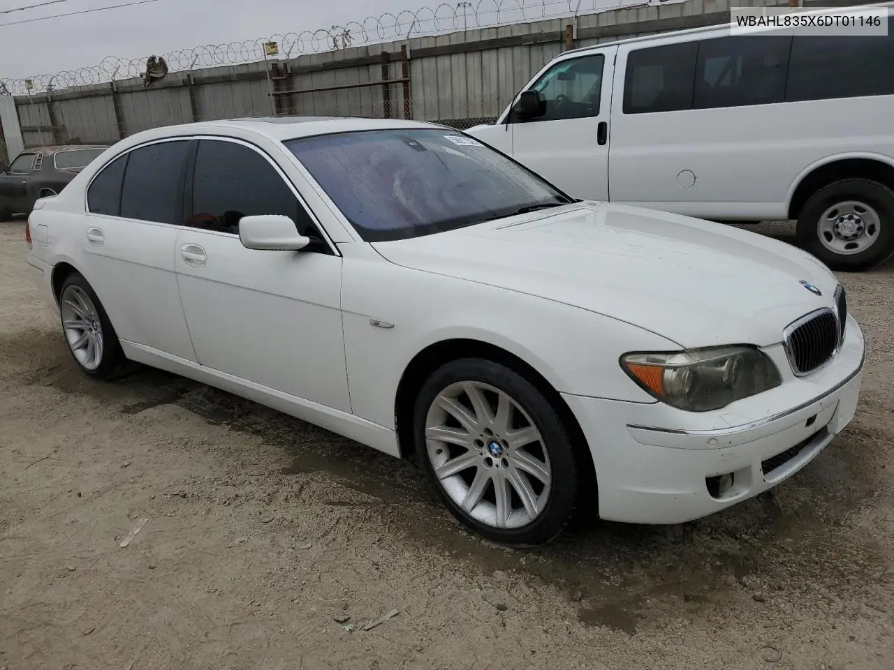 2006 BMW 750 I VIN: WBAHL835X6DT01146 Lot: 58617325