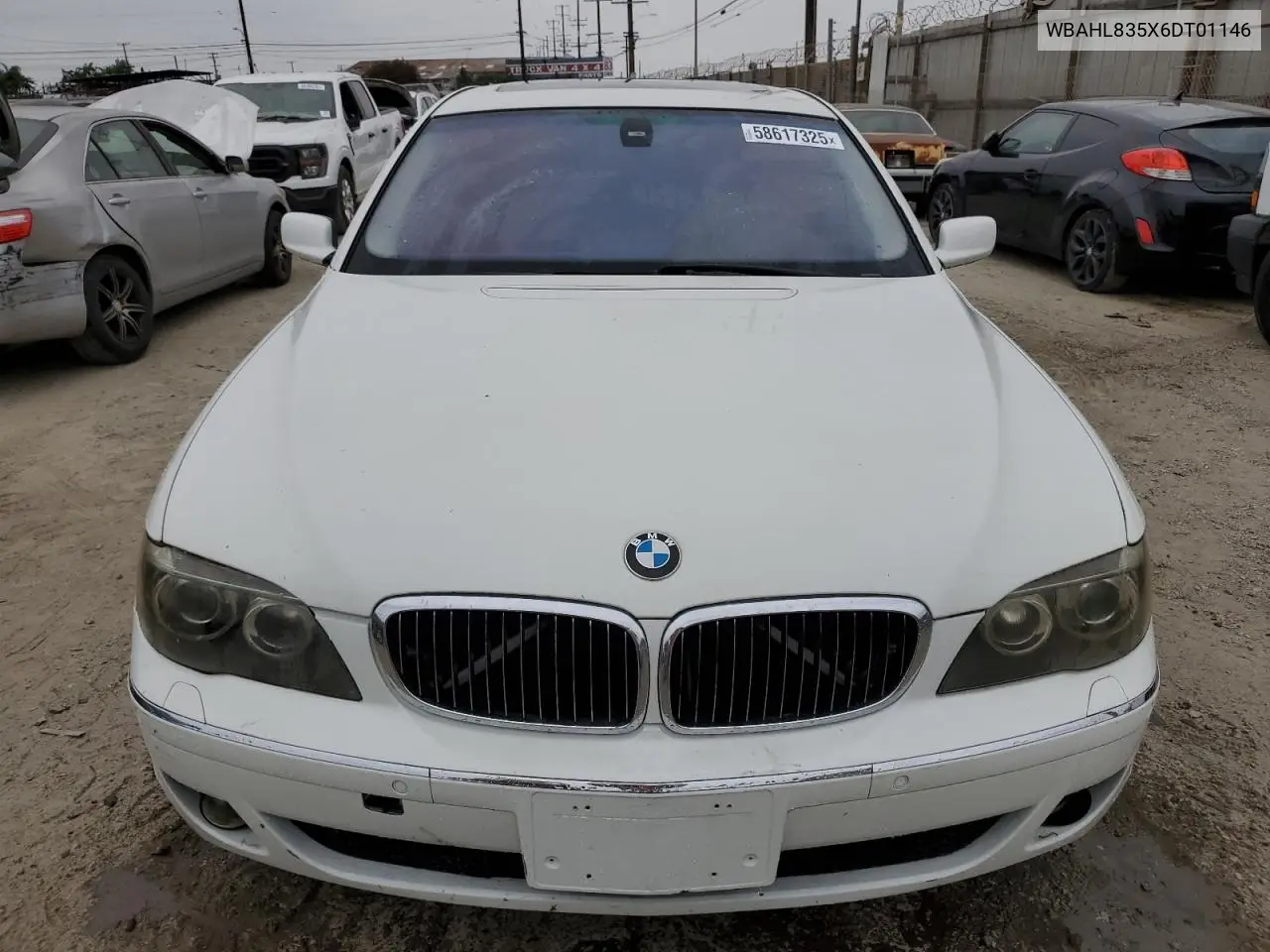 2006 BMW 750 I VIN: WBAHL835X6DT01146 Lot: 58617325