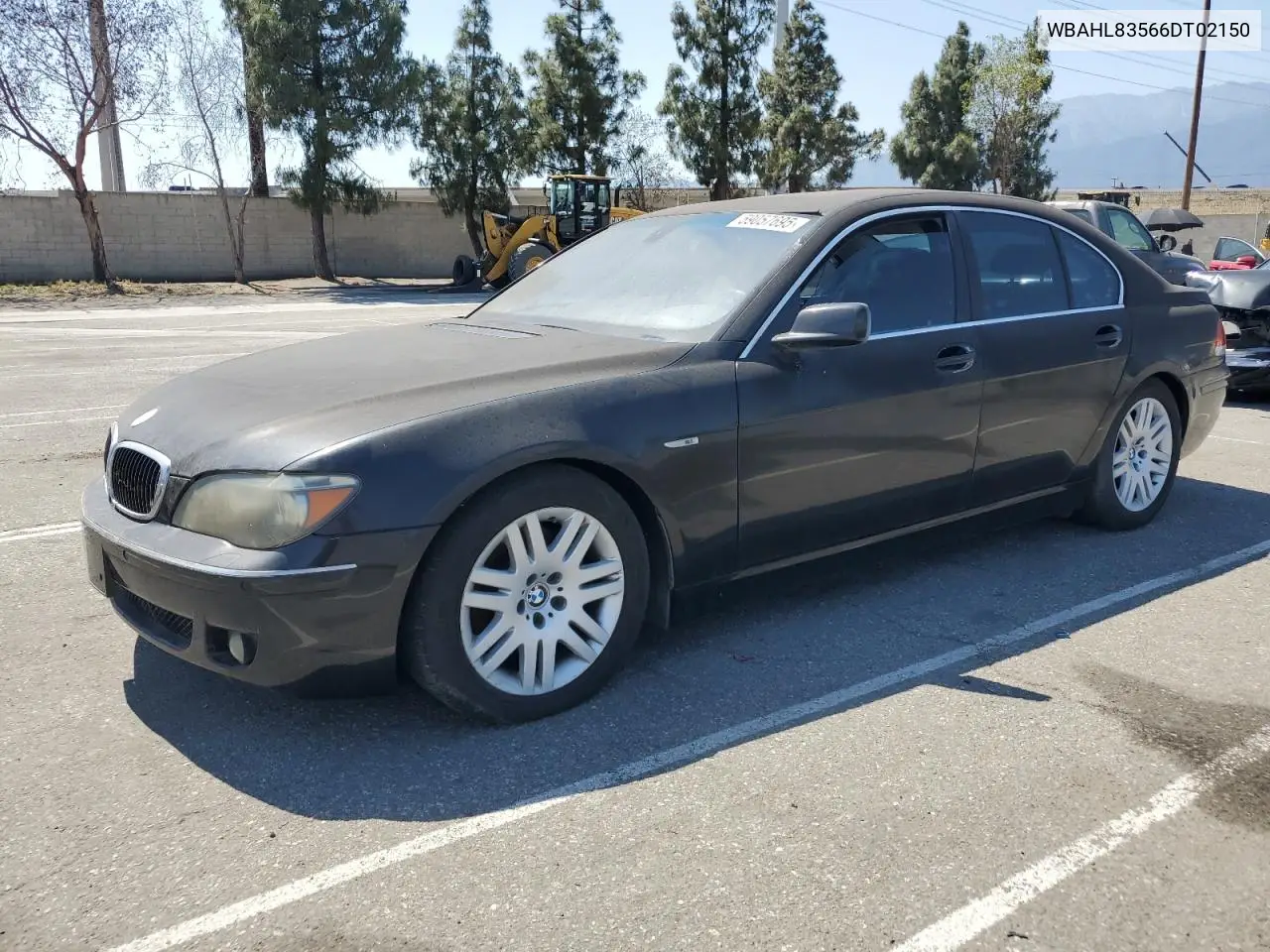 2006 BMW 750 I VIN: WBAHL83566DT02150 Lot: 59057695