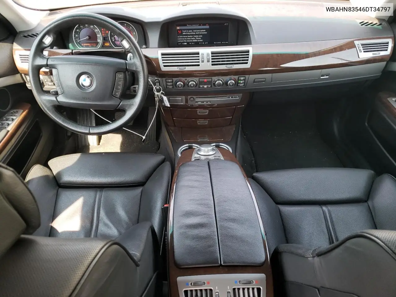 2006 BMW 750 Li VIN: WBAHN83546DT34797 Lot: 60511685