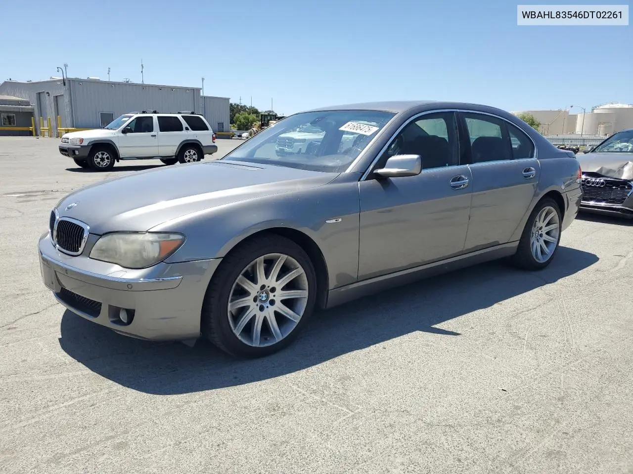 2006 BMW 750 I VIN: WBAHL83546DT02261 Lot: 61686475