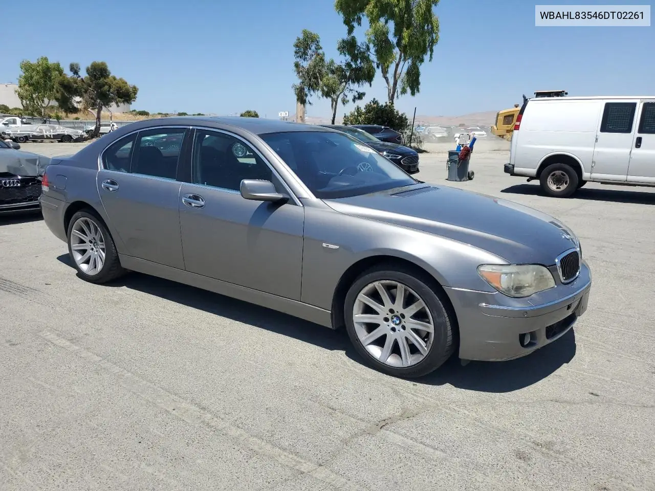 2006 BMW 750 I VIN: WBAHL83546DT02261 Lot: 61686475