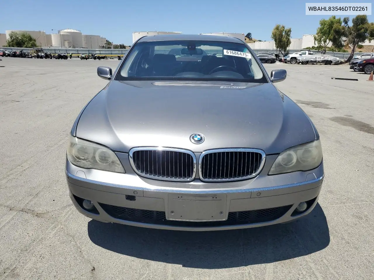 2006 BMW 750 I VIN: WBAHL83546DT02261 Lot: 61686475