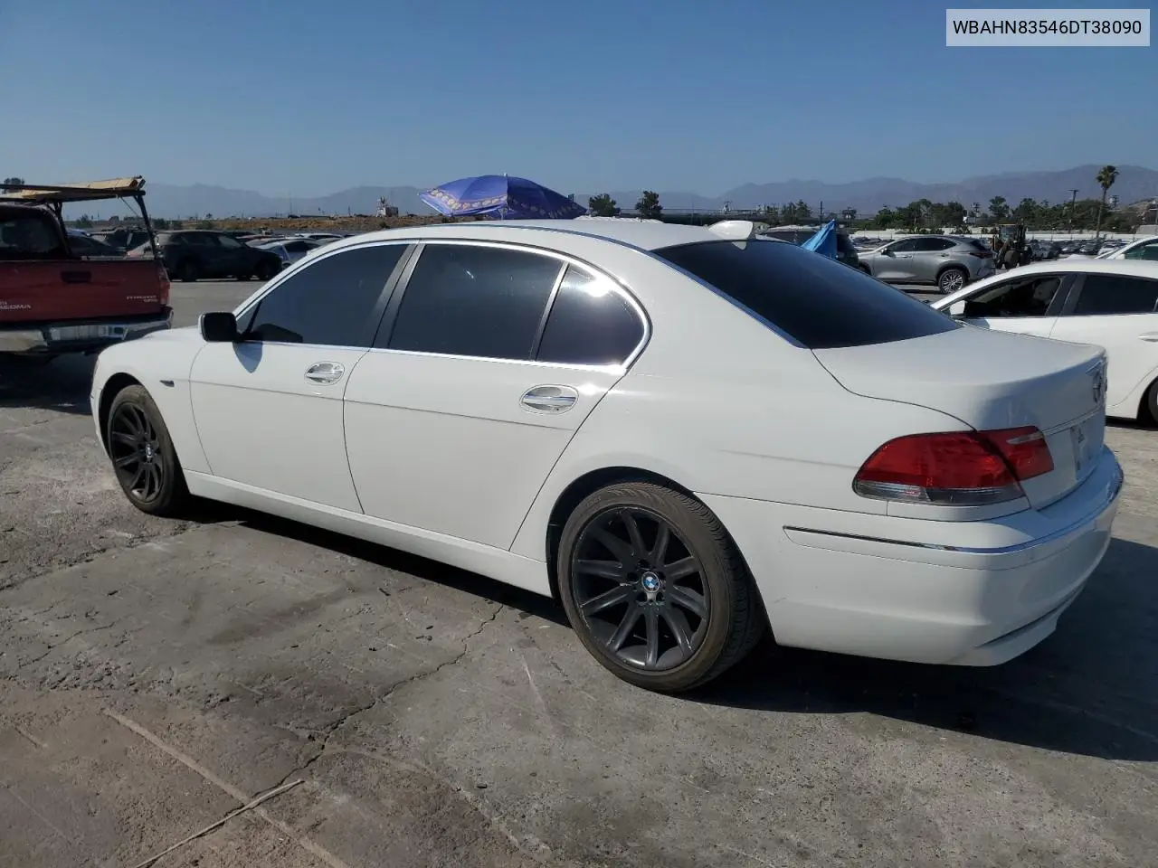2006 BMW 750 Li VIN: WBAHN83546DT38090 Lot: 61951075