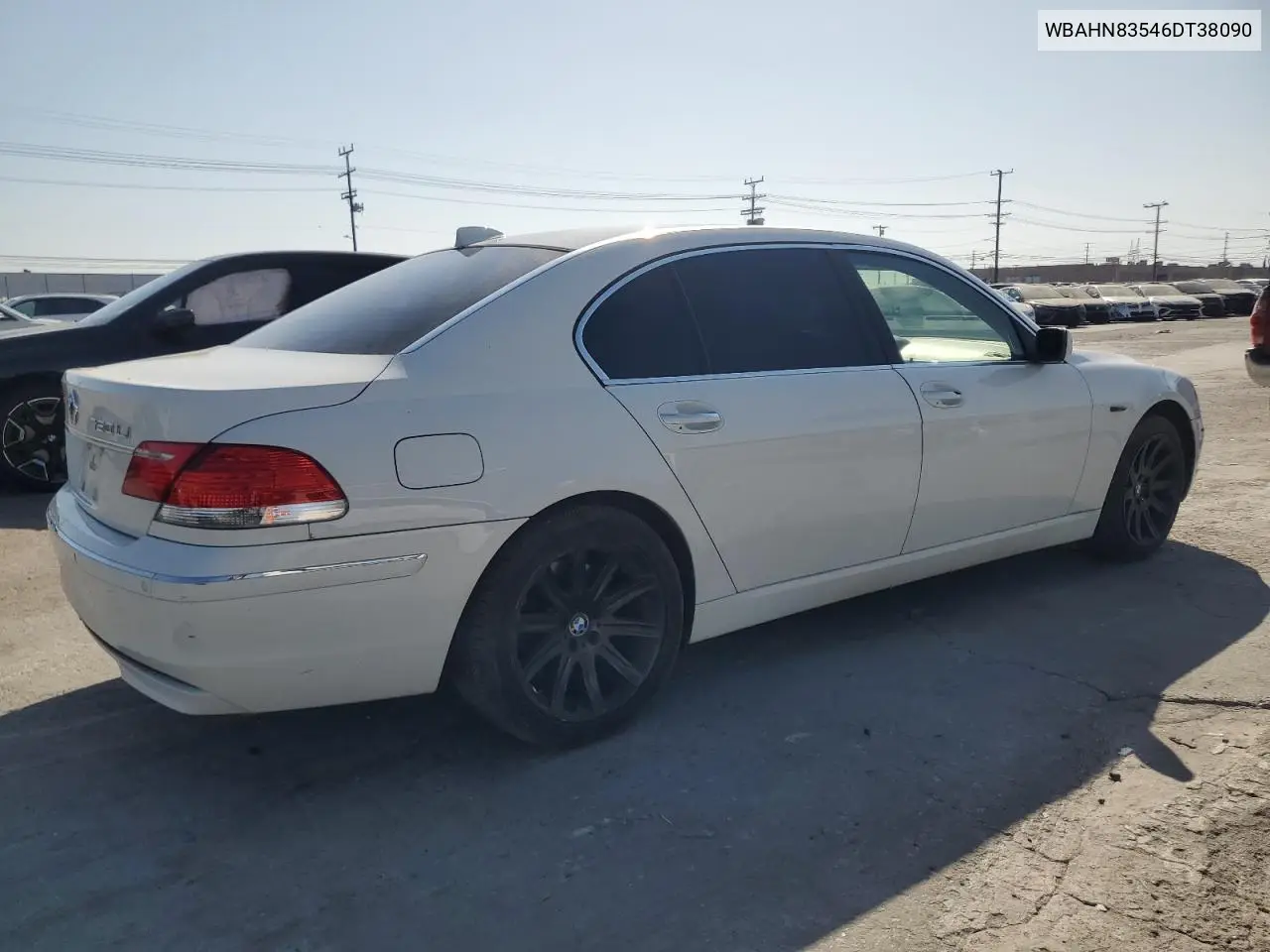 2006 BMW 750 Li VIN: WBAHN83546DT38090 Lot: 61951075