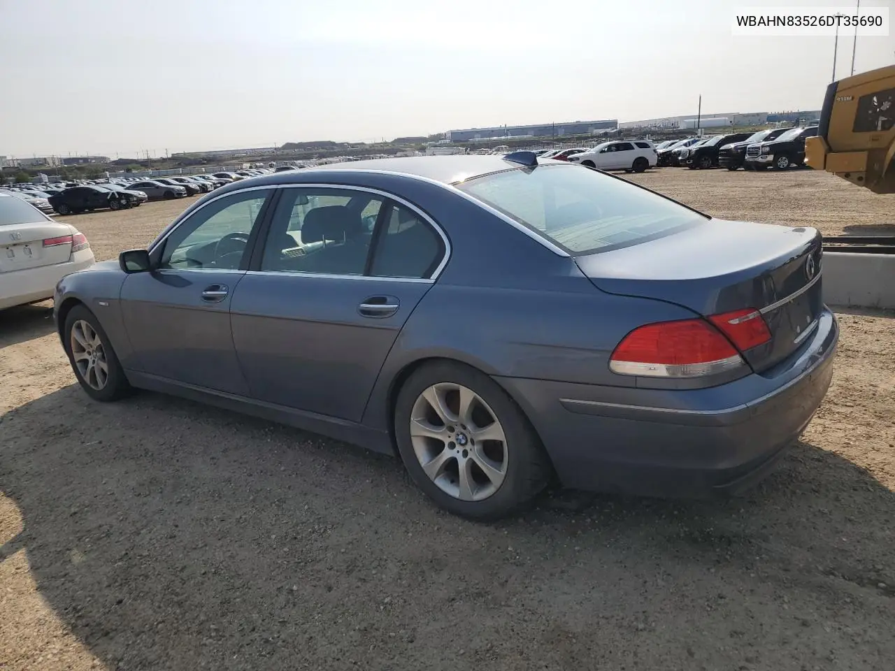 2006 BMW 750 Li VIN: WBAHN83526DT35690 Lot: 62414485