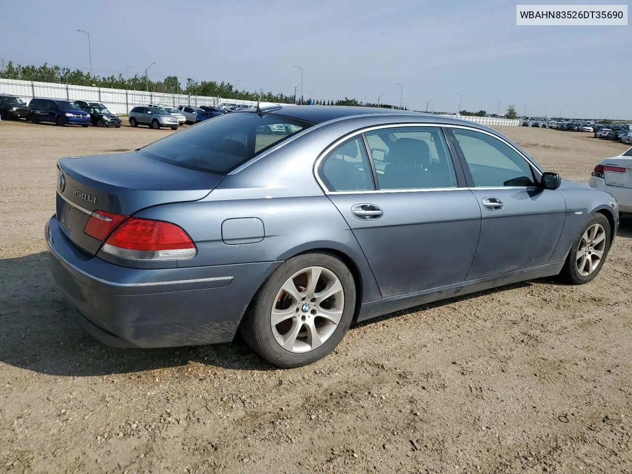 2006 BMW 750 Li VIN: WBAHN83526DT35690 Lot: 62414485