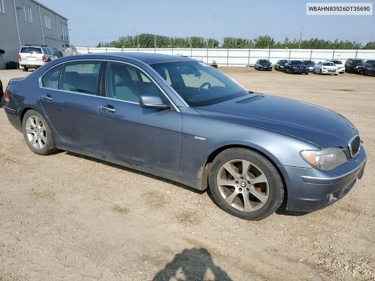 2006 BMW 750 Li VIN: WBAHN83526DT35690 Lot: 62414485