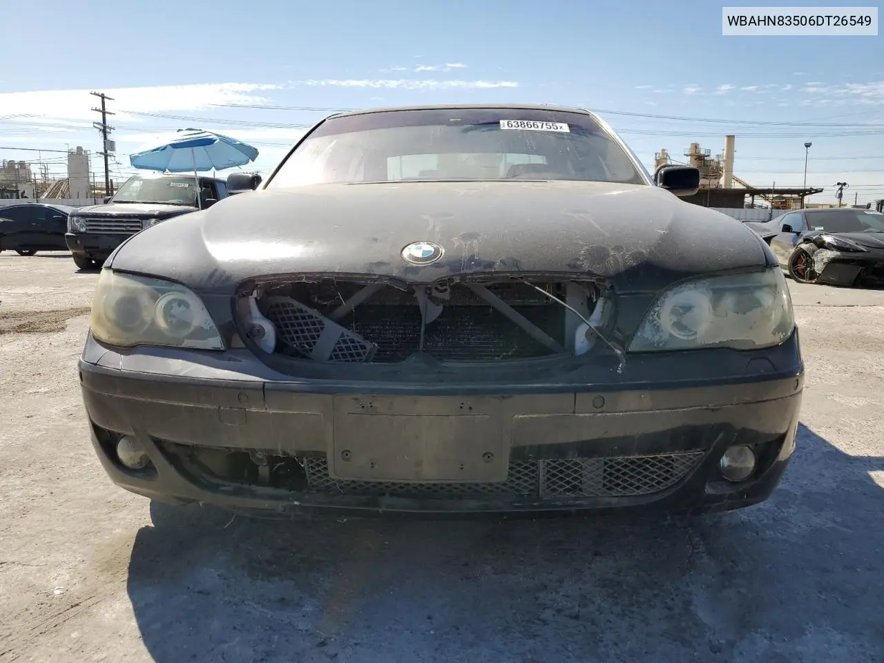 2006 BMW 750 Li VIN: WBAHN83506DT26549 Lot: 63866755