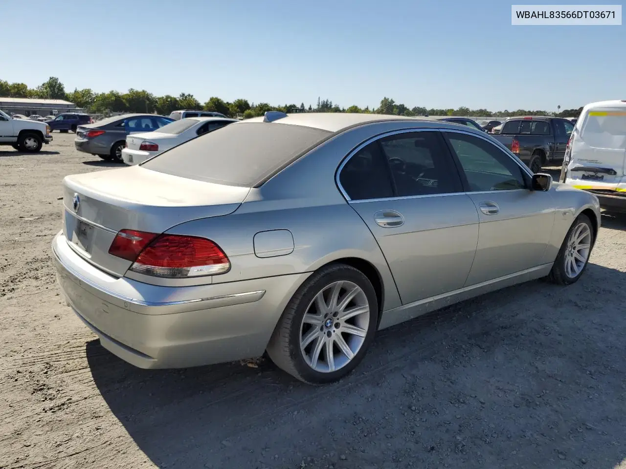 2006 BMW 750 I VIN: WBAHL83566DT03671 Lot: 64324505