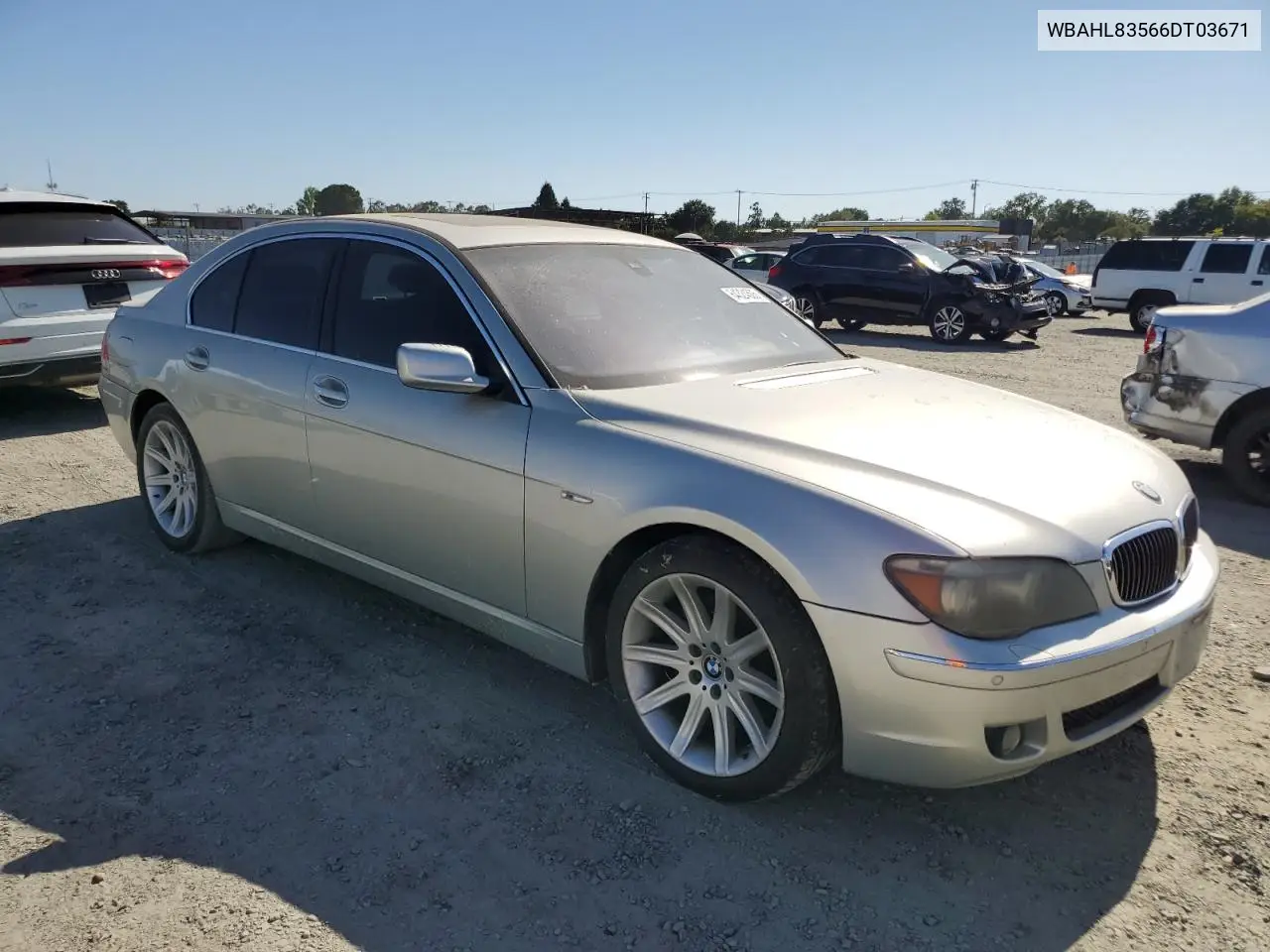 2006 BMW 750 I VIN: WBAHL83566DT03671 Lot: 64324505