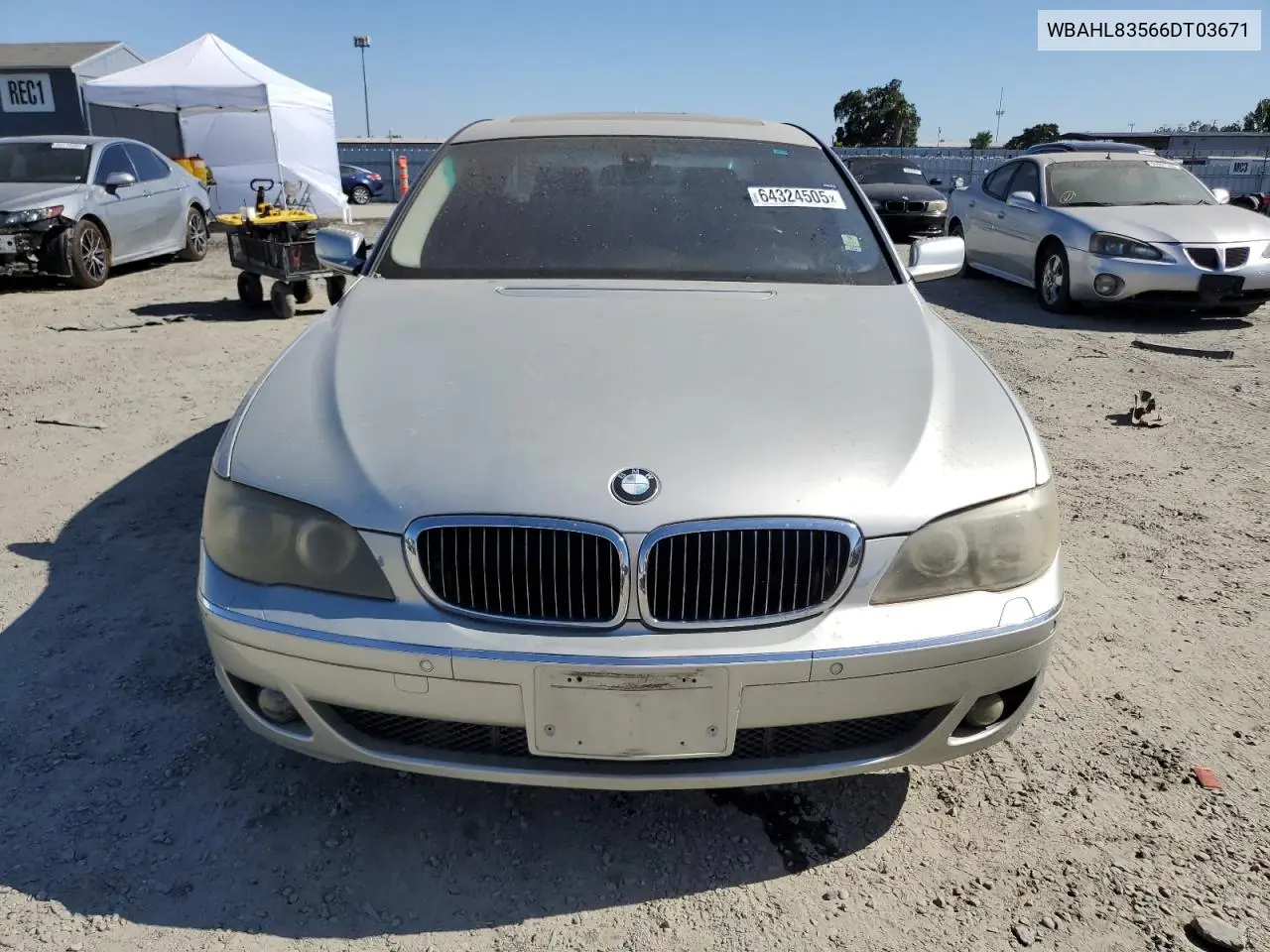 2006 BMW 750 I VIN: WBAHL83566DT03671 Lot: 64324505