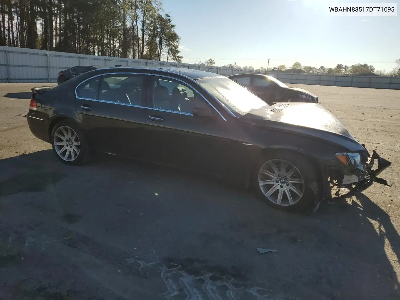 2007 BMW 750 VIN: WBAHN83517DT71095 Lot: 50704295