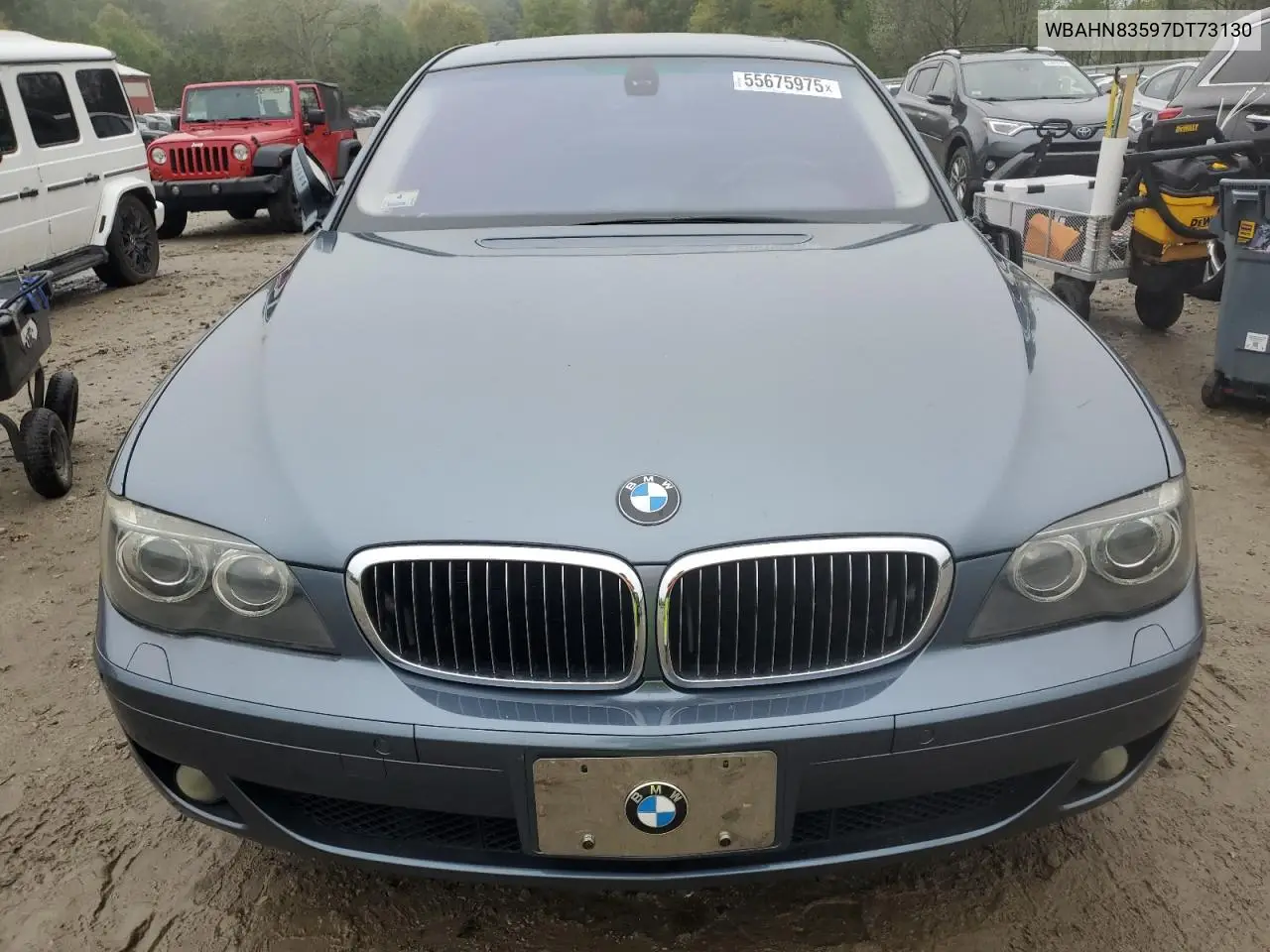 2007 BMW 750 VIN: WBAHN83597DT73130 Lot: 55675975