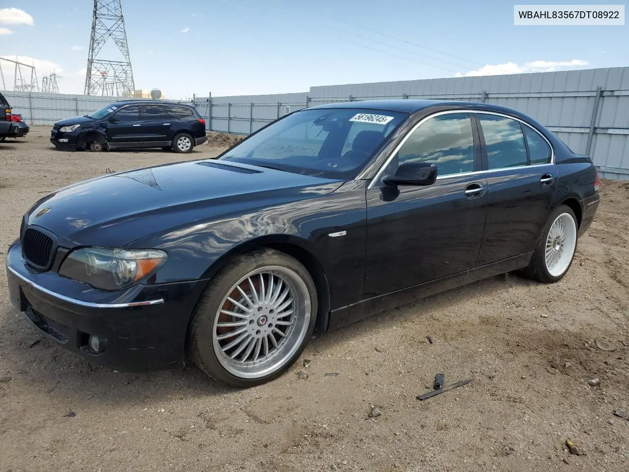 2007 BMW 750 I VIN: WBAHL83567DT08922 Lot: 56196245