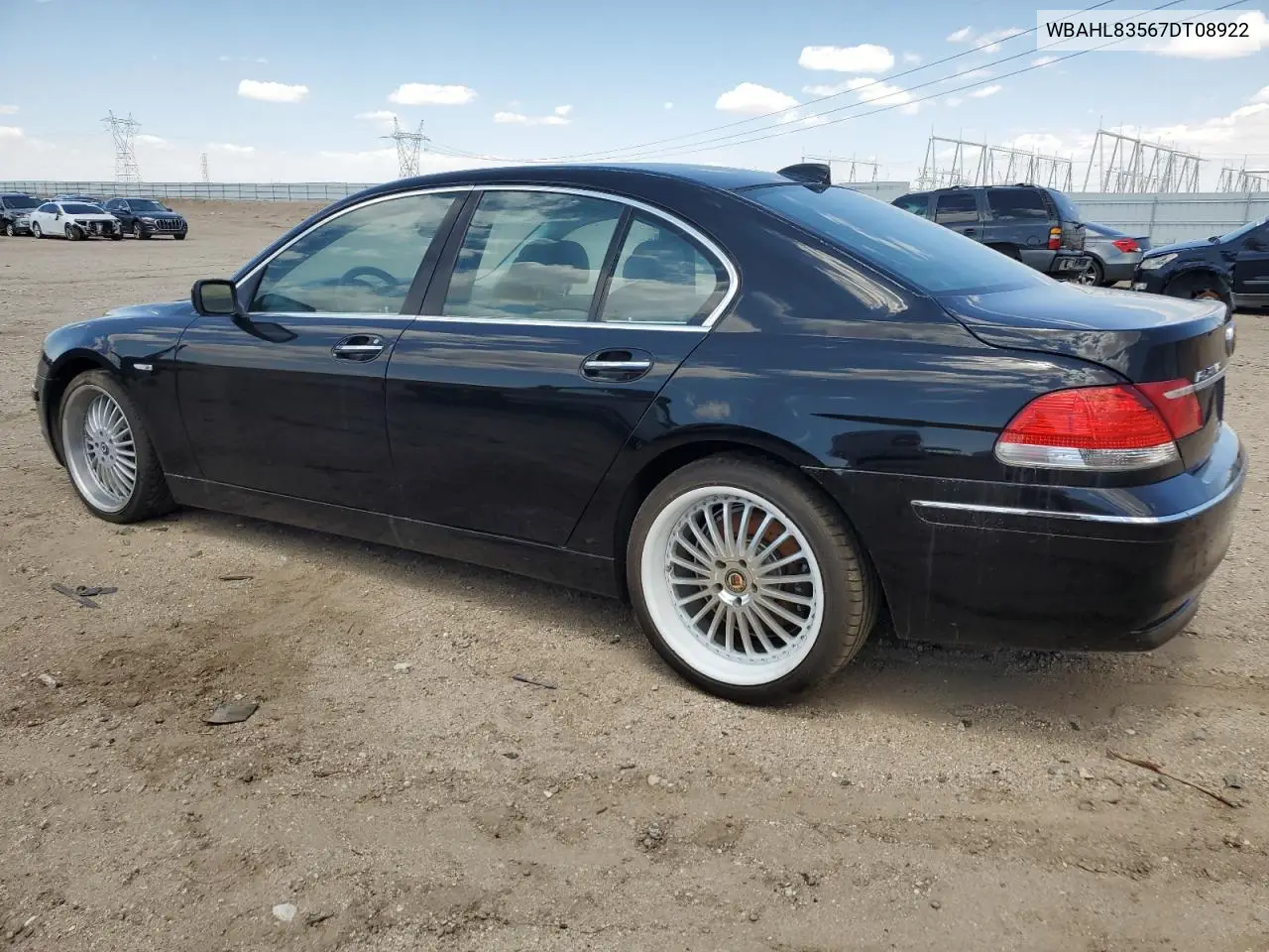 2007 BMW 750 I VIN: WBAHL83567DT08922 Lot: 56196245
