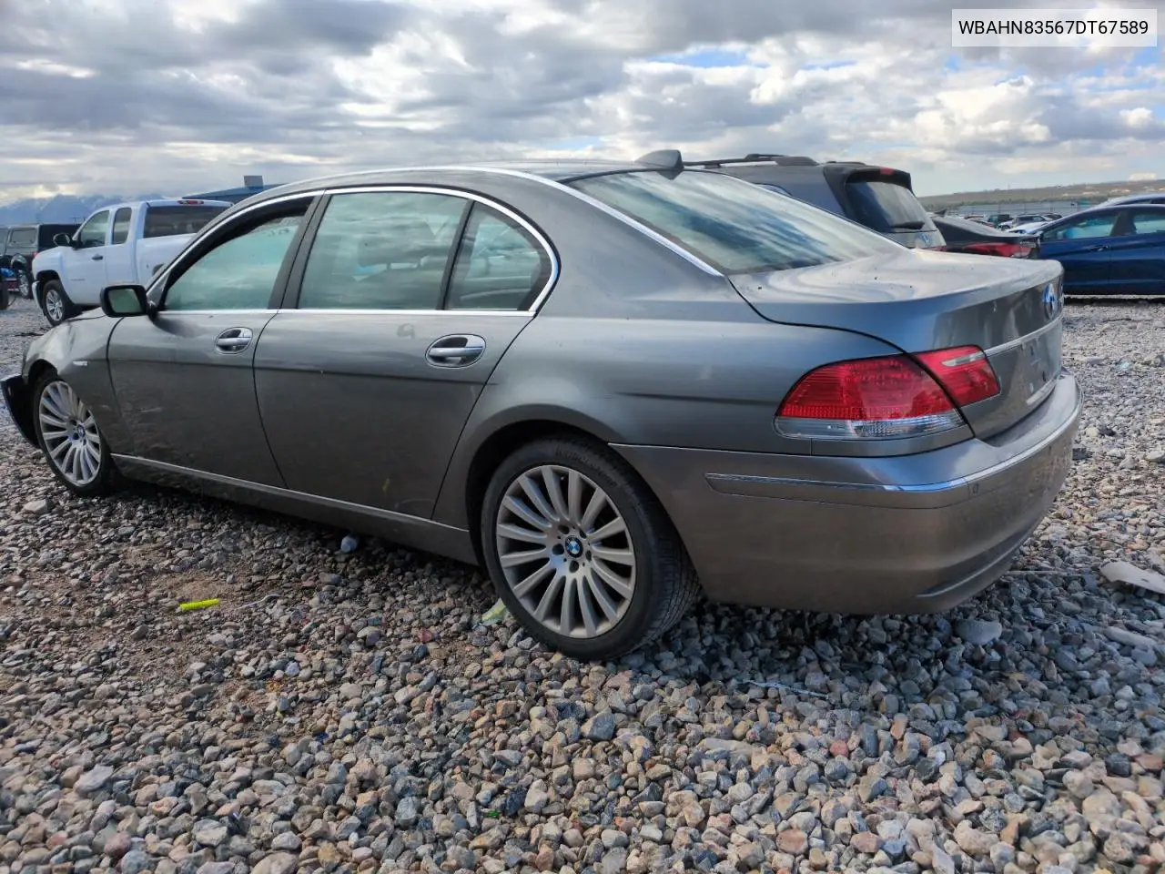 2007 BMW 750 VIN: WBAHN83567DT67589 Lot: 56986425