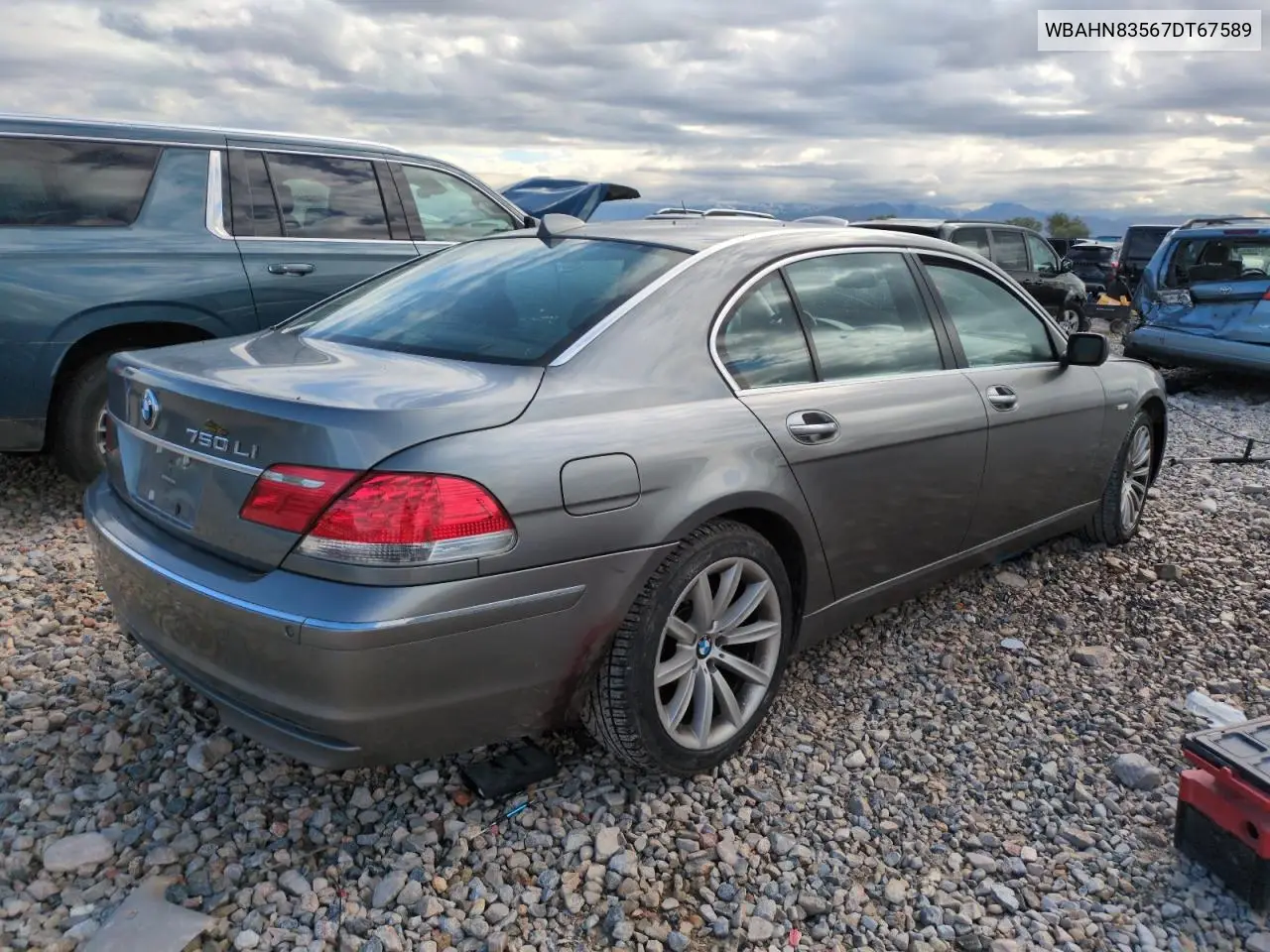 2007 BMW 750 VIN: WBAHN83567DT67589 Lot: 56986425