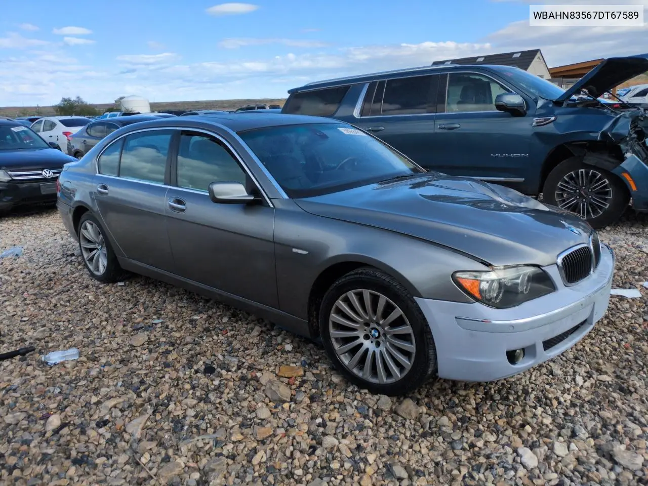 2007 BMW 750 VIN: WBAHN83567DT67589 Lot: 56986425