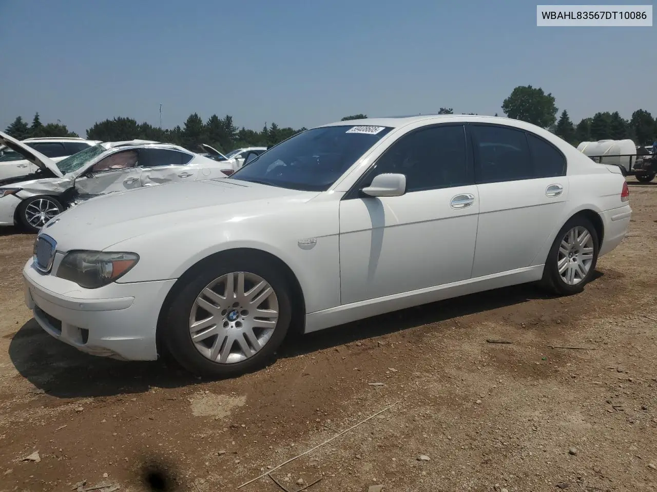 2007 BMW 750 I VIN: WBAHL83567DT10086 Lot: 59408605