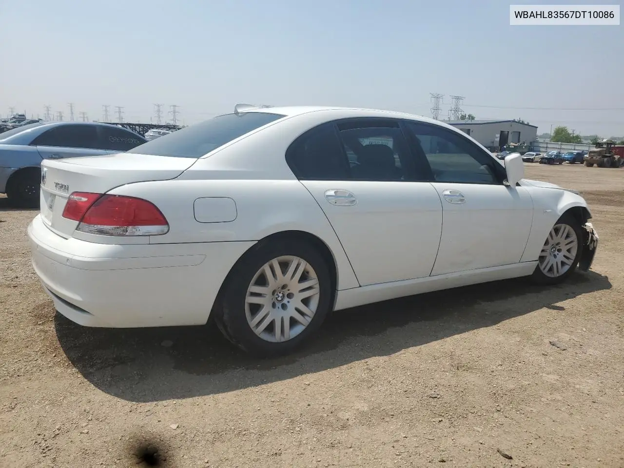 2007 BMW 750 I VIN: WBAHL83567DT10086 Lot: 59408605