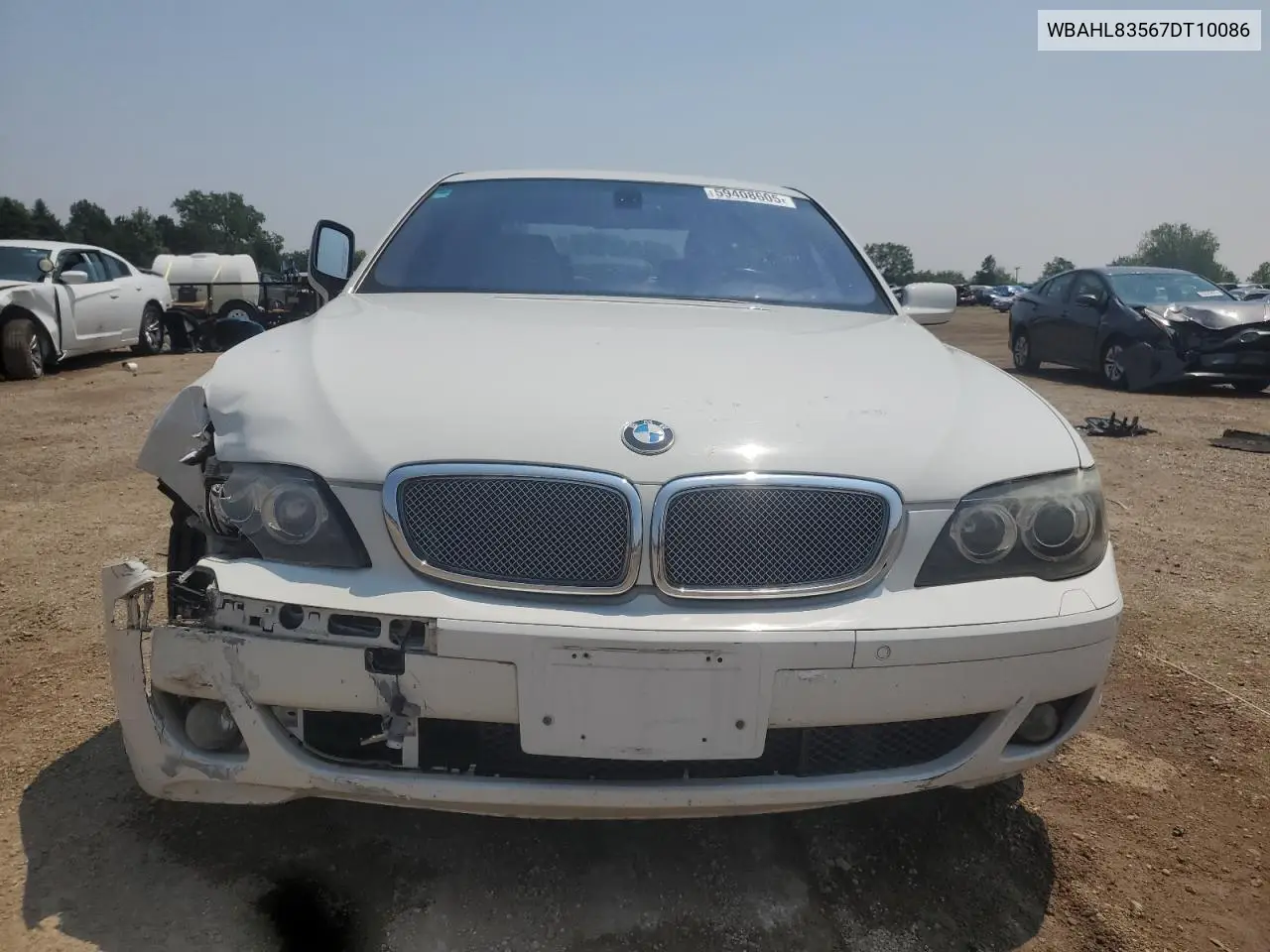 2007 BMW 750 I VIN: WBAHL83567DT10086 Lot: 59408605