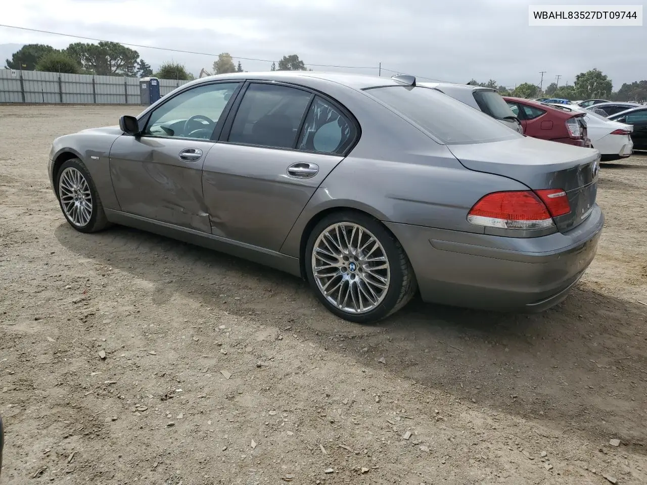 2007 BMW 750 I VIN: WBAHL83527DT09744 Lot: 62309195