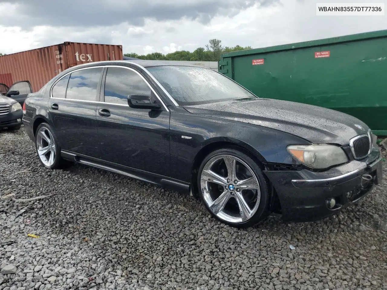 2007 BMW 750 VIN: WBAHN83557DT77336 Lot: 63240135