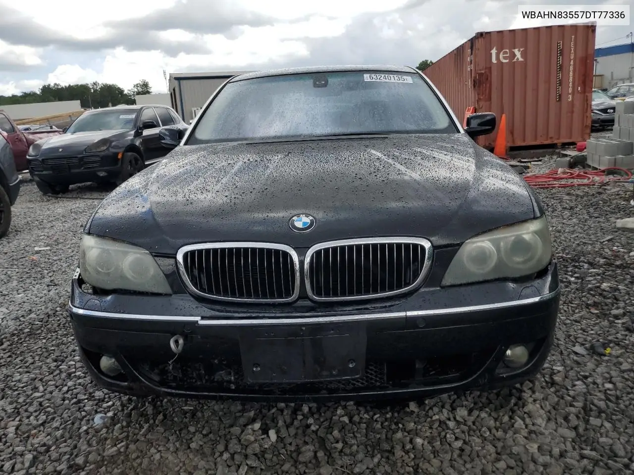 2007 BMW 750 VIN: WBAHN83557DT77336 Lot: 63240135
