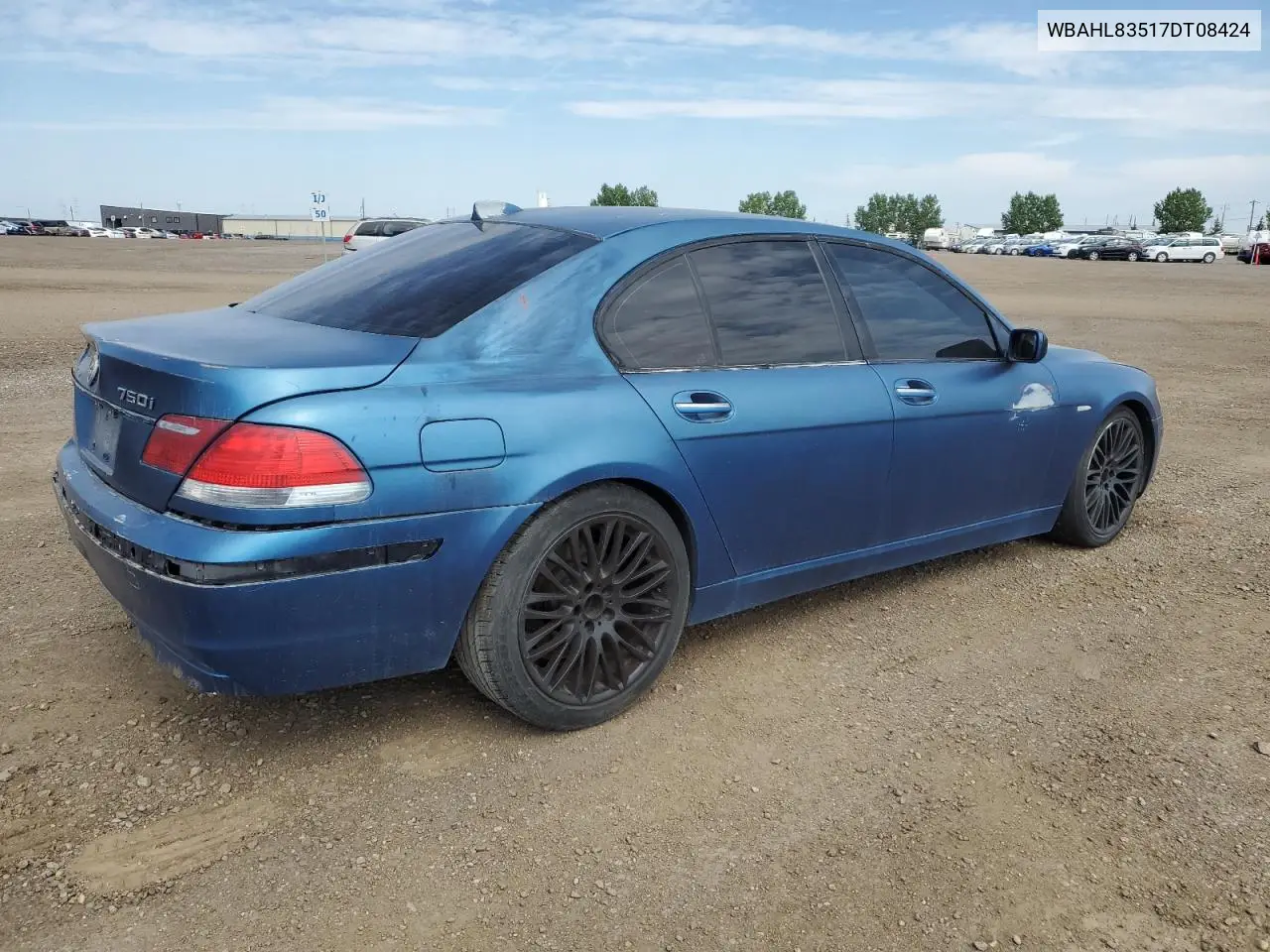 2007 BMW 750 I VIN: WBAHL83517DT08424 Lot: 64487305