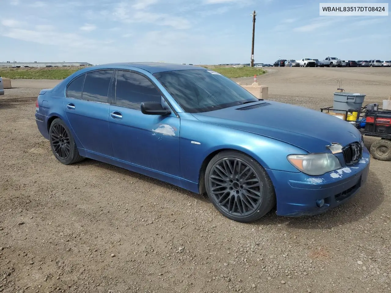 2007 BMW 750 I VIN: WBAHL83517DT08424 Lot: 64487305