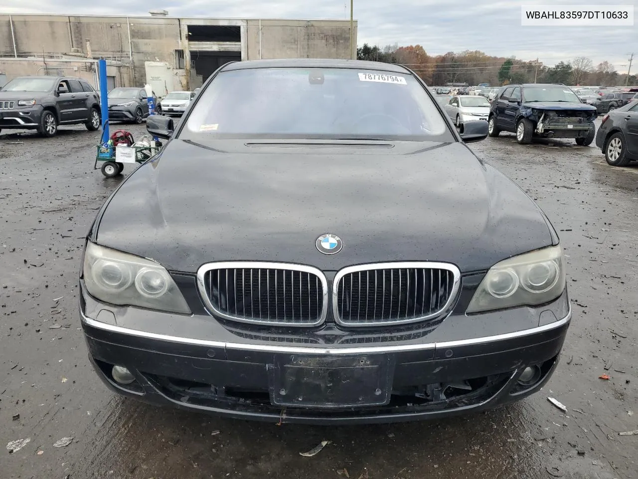 2007 BMW 750 I VIN: WBAHL83597DT10633 Lot: 78776794