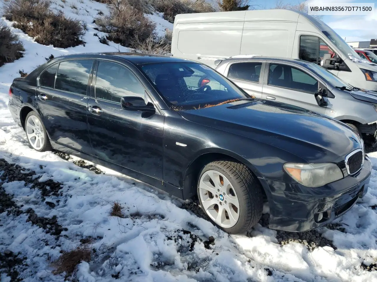 2007 BMW 750 VIN: WBAHN83567DT71500 Lot: 89254935