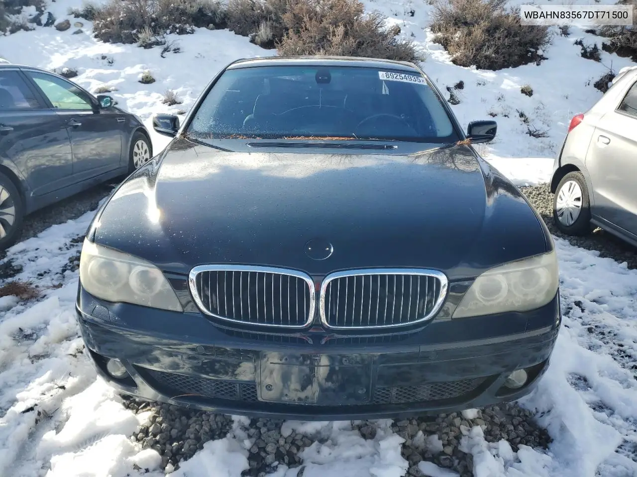 2007 BMW 750 VIN: WBAHN83567DT71500 Lot: 89254935