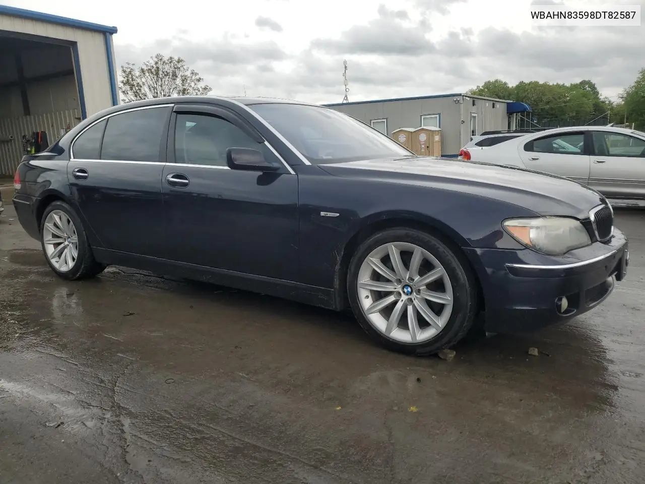 2008 BMW 750 Li VIN: WBAHN83598DT82587 Lot: 56929475