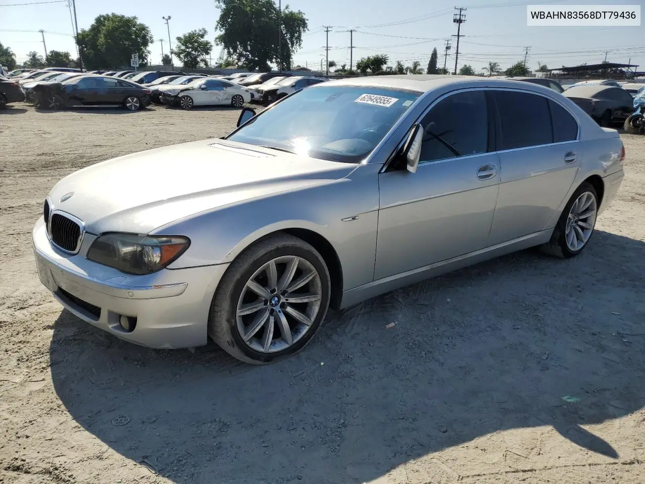 2008 BMW 750 Li VIN: WBAHN83568DT79436 Lot: 62649555