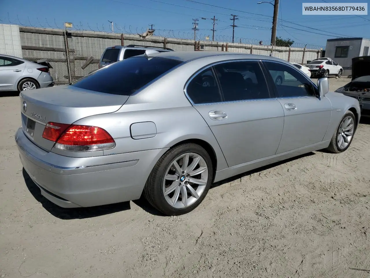 2008 BMW 750 Li VIN: WBAHN83568DT79436 Lot: 62649555