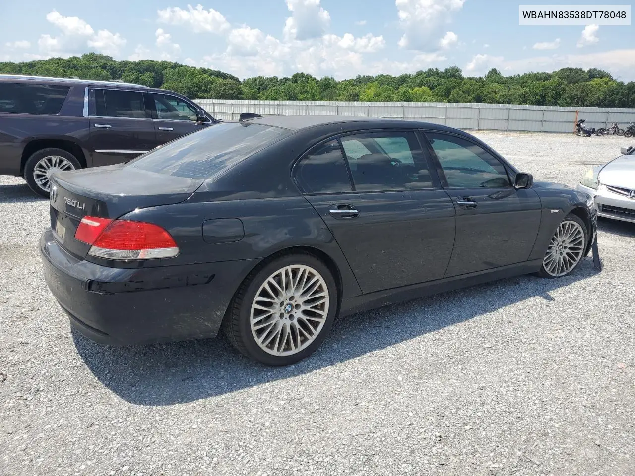 2008 BMW 750 Li VIN: WBAHN83538DT78048 Lot: 62921805