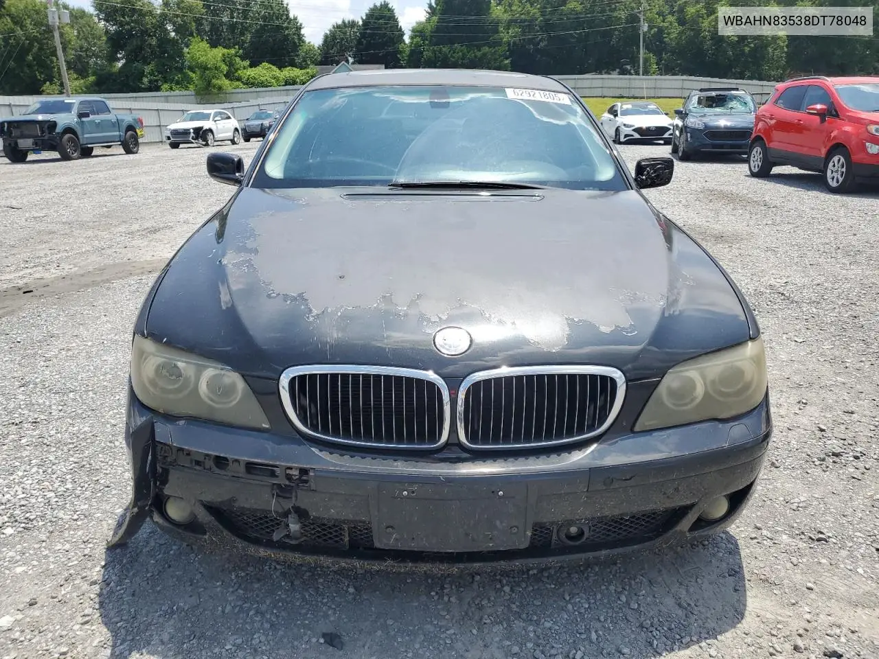 2008 BMW 750 Li VIN: WBAHN83538DT78048 Lot: 62921805