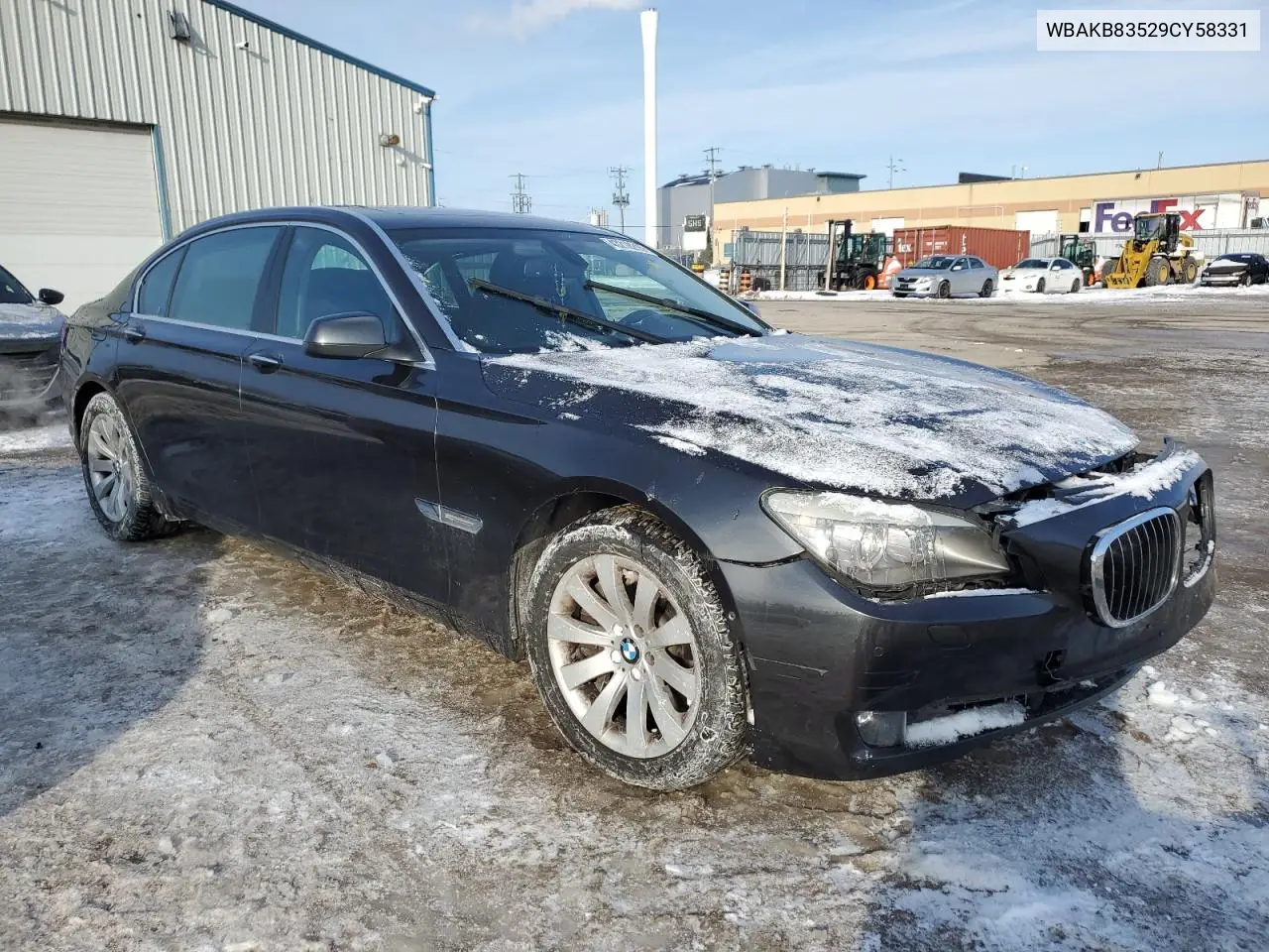 2009 BMW 750 Li VIN: WBAKB83529CY58331 Lot: 43218215