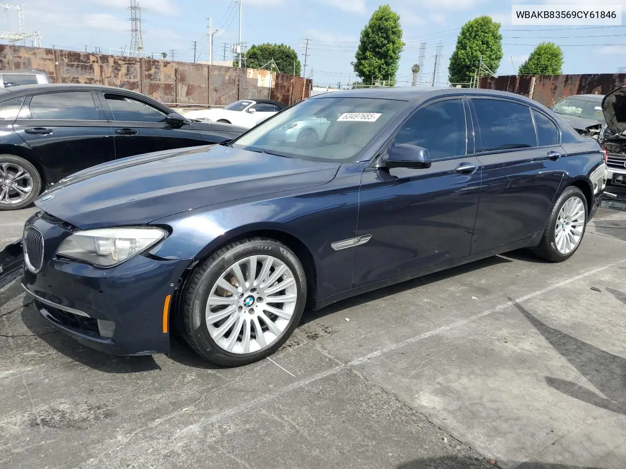 2009 BMW 750 Li VIN: WBAKB83569CY61846 Lot: 63497685