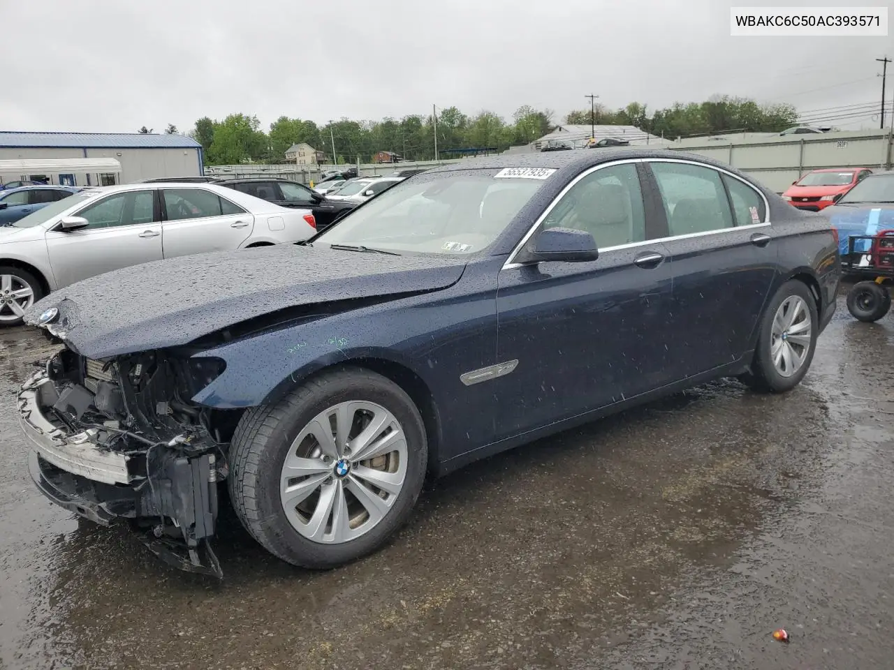 2010 BMW 750 I xDrive VIN: WBAKC6C50AC393571 Lot: 56537935