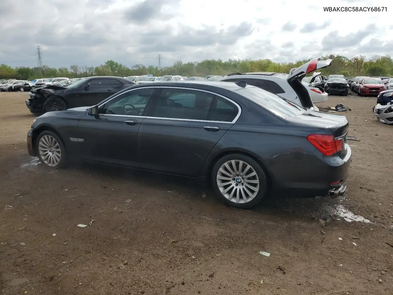 2010 BMW 750 Li xDrive VIN: WBAKC8C58ACY68671 Lot: 56703235