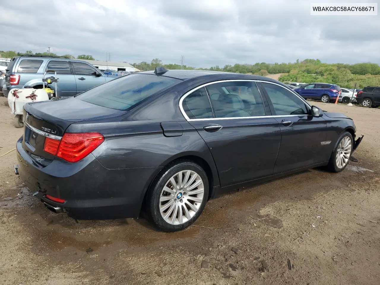 2010 BMW 750 Li xDrive VIN: WBAKC8C58ACY68671 Lot: 56703235