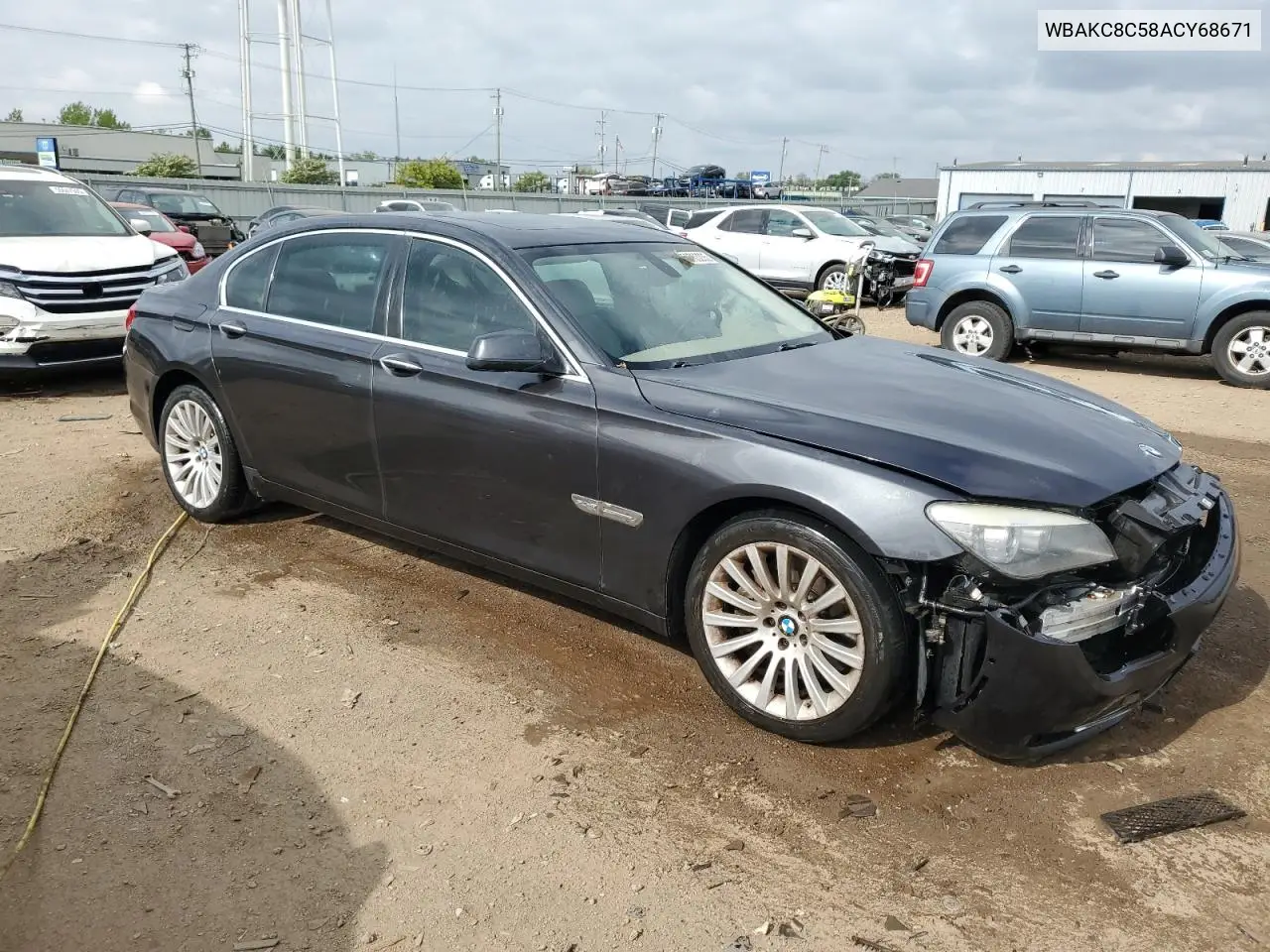 2010 BMW 750 Li xDrive VIN: WBAKC8C58ACY68671 Lot: 56703235