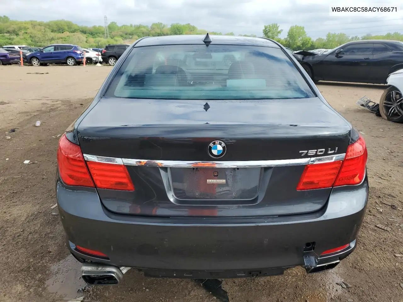 2010 BMW 750 Li xDrive VIN: WBAKC8C58ACY68671 Lot: 56703235