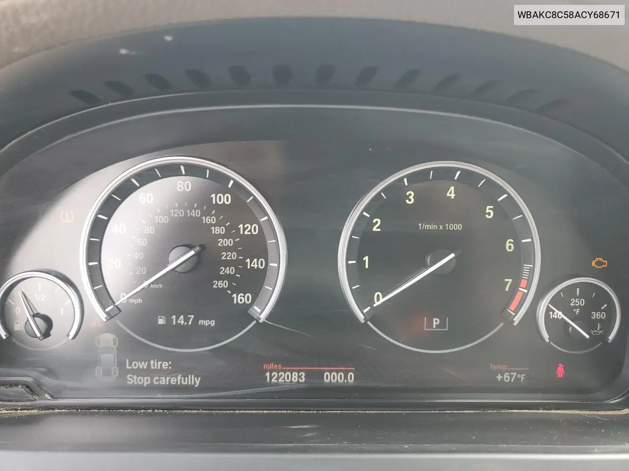 2010 BMW 750 Li xDrive VIN: WBAKC8C58ACY68671 Lot: 56703235
